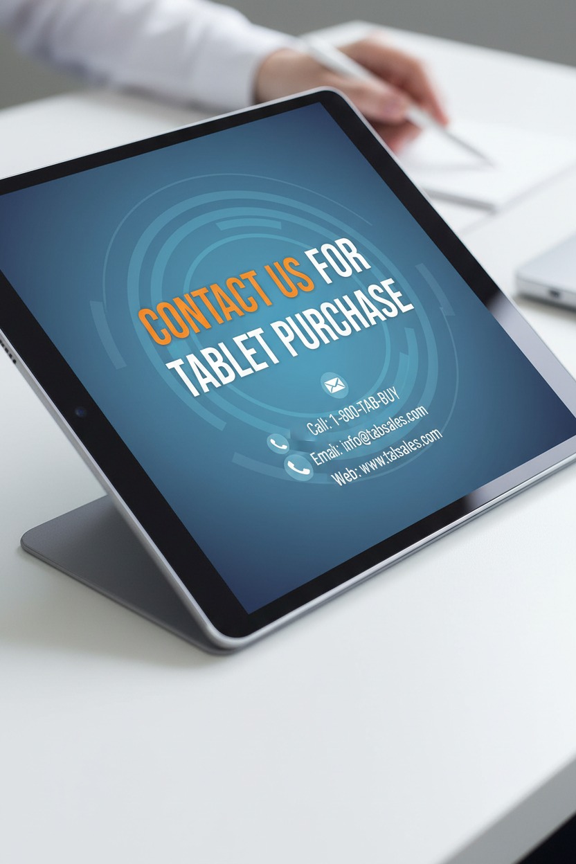 Contact us for tablet purchase